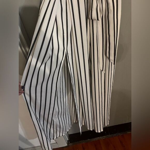 PROMESA striped wide leg jumper. Size M. - Picture 4 of 10